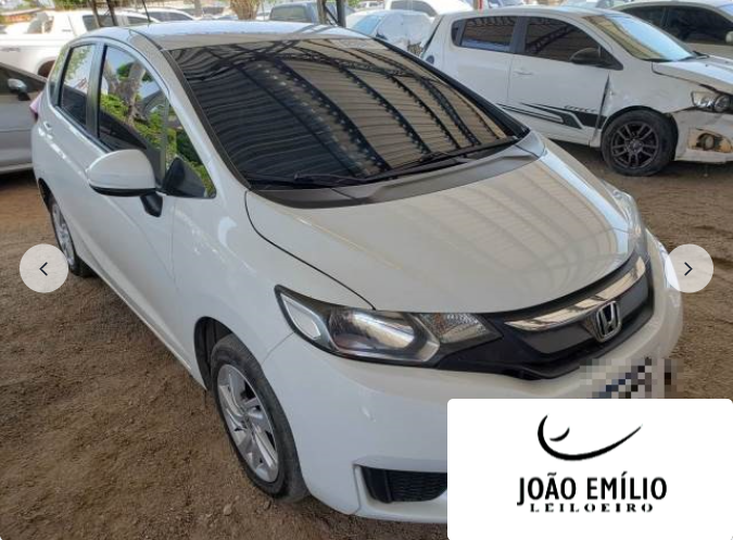 LOTE 009 -  HONDA FIT LX 1.5 16V I-VTEC  2015